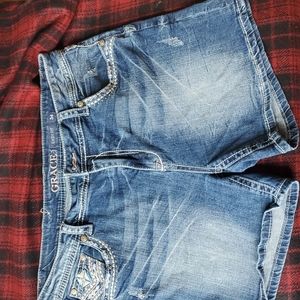 Grace in LA Jean Shorts, size 34
